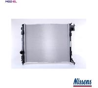 Nissens Coolant Radiator 637665 - Manual (w/o AC) - Nissan Qashqai (2014) 1.5 DCI - Prasco