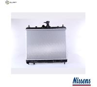 NISSENS Coolant Radiator 67495 for HYUNDAI GETZ (2002) 1.1 etc