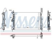 RADIATOR, ENGINE COOLING 69238