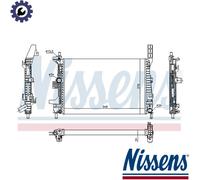 RADIATOR ENGINE COOLING 69238 FOR FORD TRANSIT/CONNECT/MPV/V408/Box/Body/MPV