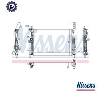 NISSENS 69238 Engine radiator