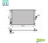 RADIATOR ENGINE COOLING 700801 FOR RENAULT DUSTER/SUV LOGAN/EXPRESS TONDAR/90