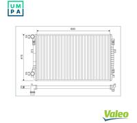 RADIATOR ENGINE COOLING 701129 FOR SKODA KAROQ OCTAVIA/IV/Combi/III SUPERB VW
