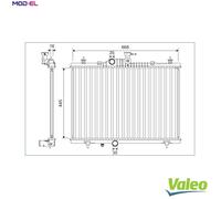 RADIATOR ENGINE COOLING 701164 FOR RENAULT 2TR702/703/700 2.5L M9R830/850 2.0L