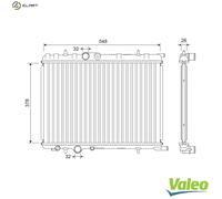 Valeo Radiator, Engine Cooling 701190
