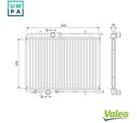 Valeo Radiator, Engine Cooling 701190
