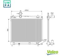 RADIATOR ENGINE COOLING 701216 FOR TOYOTA YARIS/VITZ VERSO/SPACE RACTIS 1.3L