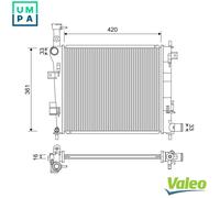 VALEO 701223 Engine radiator