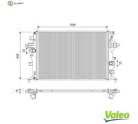 VALEO 701321 Engine radiator