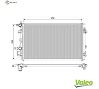 VALEO 701331 Engine radiator
