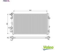 VALEO 701331 Engine radiator