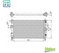RADIATOR ENGINE COOLING 701541 FOR VAUXHALL ZAFIRA/Mk/III ASTRA/VI OPEL 4cyl