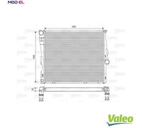 RADIATOR ENGINE COOLING 701563 FOR BMW X3/SAV/E83 N47D20C/A N46B20B M47D20 2.0L