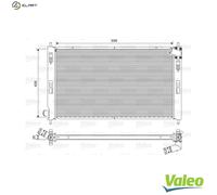 Valeo Radiator Engine Cooling 701577 for Citroën, Mitsubishi, Peugeot