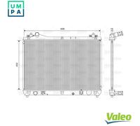 VALEO 701592 Engine radiator