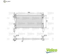 VALEO 701718 Engine radiator