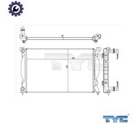 RADIATOR ENGINE COOLING 702-0012-R FOR SEAT AUDI A4/S4/Convertible CAGC 2.0L A4