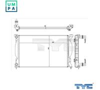 RADIATOR ENGINE COOLING 702-0012-R FOR SEAT AUDI A4/S4/Convertible CAGC 2.0L A4