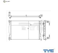 RADIATOR ENGINE COOLING 702-0012-R FOR SEAT AUDI A4/S4/Convertible CAGC 2.0L A4