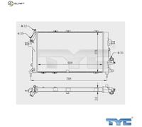 TYC 725-0028-R Engine radiator