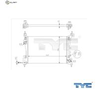 TYC 725-0044-R Engine radiator