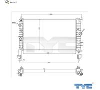 TYC 725-0048-R Engine radiator