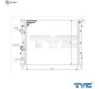 TYC 728-0026 Engine radiator