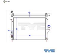 TYC 728-0056-R Engine radiator