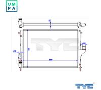 TYC 728-0056-R Engine radiator