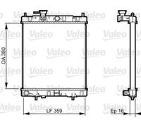 RADIATOR, ENGINE COOLING 731287