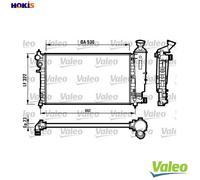 VALEO 731526 Engine radiator