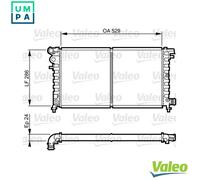 RADIATOR ENGINE COOLING 731530 FOR PEUGEOT 106/II/Van/Hatchback CITROEN 1.5L