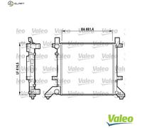 Valeo Engine Radiator 731605 Genuine for VW LT 96-06