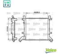 VALEO 731605 Engine radiator