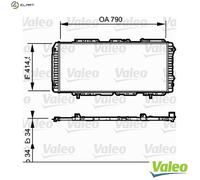 Valeo Radiator, Engine Cooling 731611