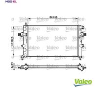 VALEO 732551 Engine radiator