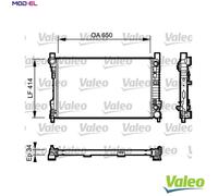 RADIATOR ENGINE COOLING 732743 FOR MERCEDES-BENZ C-CLASS/Sportcoupe/T-Model 1.8L