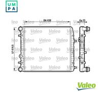 VALEO 732863 Engine radiator