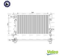 Valeo Radiator, Engine Cooling 733114