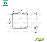 Valeo Service 734247 Radiator