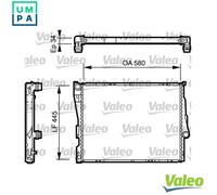 New Radiator, engine cooling for BMW:1,3,E87,E46,E86 17119071517 17119071518