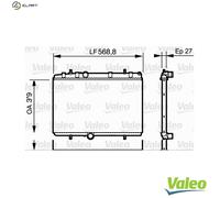 Valeo Service 734338 Radiator