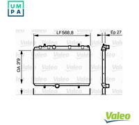 Valeo Service 734338 Radiator