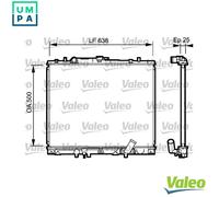 VALEO 734424 Engine radiator