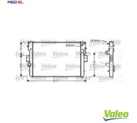 RADIATOR ENGINE COOLING 734448 FOR IVECO DAILY/Van/Platform/Chassis/III 3.0L