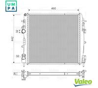 RADIATOR ENGINE COOLING 734922 FOR RENAULT KANGOO/Rapid/Express K9K714 1.5L