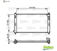 VALEO 735200 Engine radiator