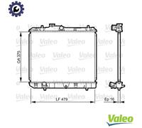 RADIATOR ENGINE COOLING 735383 FOR SUZUKI OPEL K10B 1.0L 3cyl SPLASHK12B 1.2L