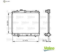 VALEO 735383 Engine radiator