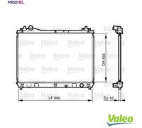 VALEO 735433 Engine radiator